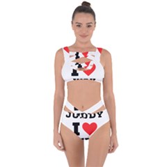 I Love Judy Bandaged Up Bikini Set  by ilovewhateva