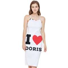 I Love Doris Bodycon Cross Back Summer Dress by ilovewhateva