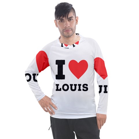 I Love Louis Men s Pique Long Sleeve Tee by ilovewhateva