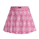 Pink Gerbera Daisy Vector Tile Pattern Mini Flare Skirt View1