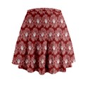 Gerbera Daisy Vector Tile Pattern Mini Flare Skirt View2