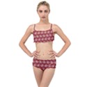 Gerbera Daisy Vector Tile Pattern Layered Top Bikini Set View1