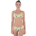Tropical Leaf Leaves Palm Green Criss Cross Bikini Set View1