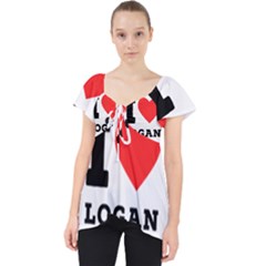 I Love Logan Lace Front Dolly Top by ilovewhateva