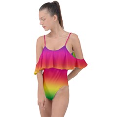 Spectrum Drape Piece Swimsuit by nateshop