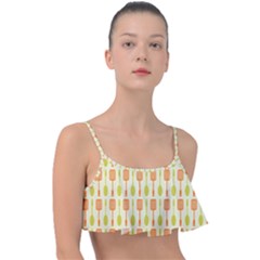 Spatula Spoon Pattern Frill Bikini Top by GardenOfOphir