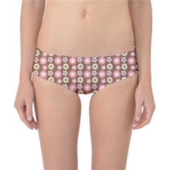 Cute Floral Pattern Classic Bikini Bottoms by GardenOfOphir