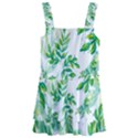 Leaves-37 Kids  Layered Skirt Swimsuit View1