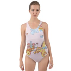 Mohanad Fa Cut-out Back One Piece Swimsuit by mohanadfa
