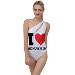 I Love Benjamin To One Side Swimsuit by ilovewhateva