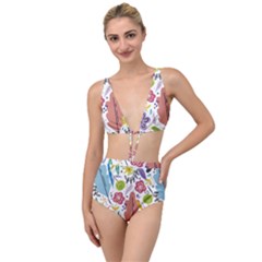 Flowers-101 Tied Up Two Piece Swimsuit
