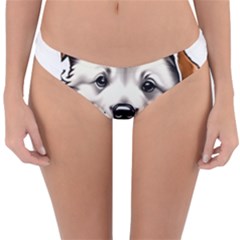 Dog Animal Pet Puppy Pooch Reversible Hipster Bikini Bottoms by Semog4