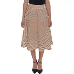Background Spiral Abstract Template Swirl Whirl Perfect Length Midi Skirt by Jancukart