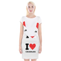 I Love Charles  Braces Suspender Skirt by ilovewhateva