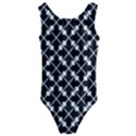 Abstract-background-arrow Kids  Cut-Out Back One Piece Swimsuit View1