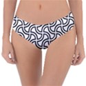 Pattern-monochrome-repeat- Reversible Classic Bikini Bottoms View1