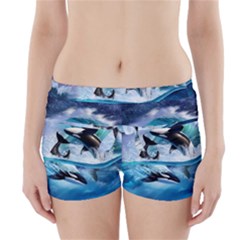 Orca Wave Water Underwater Boyleg Bikini Wrap Bottoms by Salman4z