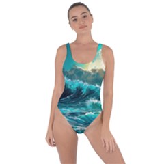 Tsunami Waves Ocean Sea Nautical Nature Water 5 Bring Sexy Back Swimsuit