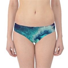 Waves Ocean Sea Tsunami Nautical Hipster Bikini Bottoms by Jancukart