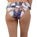 Leafs and Floral print Frill Bikini Bottoms View2