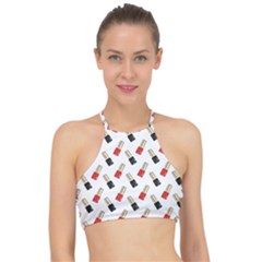 Nails Manicured Racer Front Bikini Top by SychEva