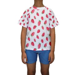 Strawberry Kids  Short Sleeve Swimwear by SychEva