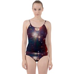 Astrology Astronomical Cluster Galaxy Nebula Cut Out Top Tankini Set by danenraven
