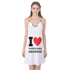 I Love Marijuana Brownie Camis Nightgown  by ilovewhateva
