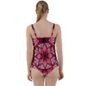 Traditional Cherry blossom  Twist Front Tankini Set View2