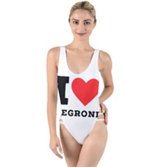 I Love Negroni High Leg Strappy Swimsuit by ilovewhateva