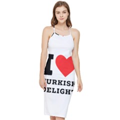 I Love Turkish Delight Bodycon Cross Back Summer Dress by ilovewhateva