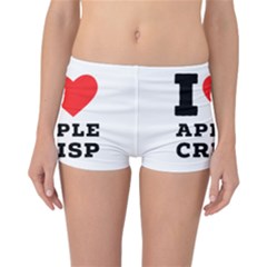 I Love Apple Crisp Reversible Boyleg Bikini Bottoms by ilovewhateva
