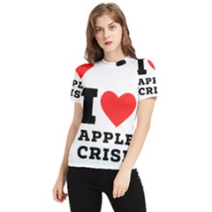I Love Apple Crisp Women s Short Sleeve Rash Guard by ilovewhateva