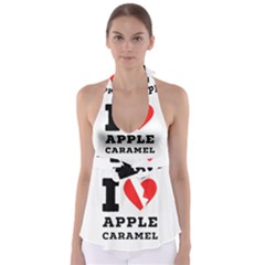 I Love Apple Caramel Babydoll Tankini Top by ilovewhateva
