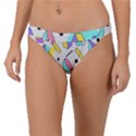 Tridimensional-pastel-shapes-background-memphis-style Band Bikini Bottoms View1
