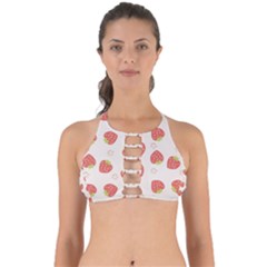 Strawberries-pattern-design Perfectly Cut Out Bikini Top by Salman4z