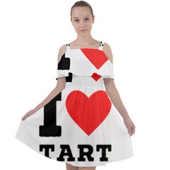 I Love Tart Cut Out Shoulders Chiffon Dress by ilovewhateva