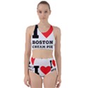 I love Boston cream pie Racer Back Bikini Set View1