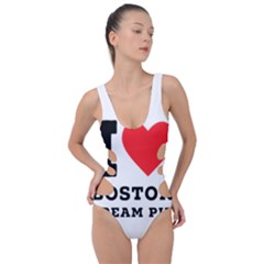 I Love Boston Cream Pie Side Cut Out Swimsuit by ilovewhateva