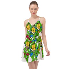 Teenage Mutant Ninja Turtles Summer Time Chiffon Dress by Mog4mog4