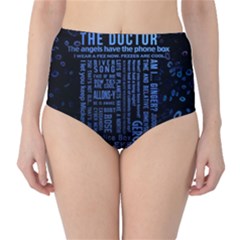 Doctor Who Tardis Classic High-waist Bikini Bottoms by Mog4mog4