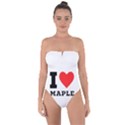 I love maple Tie Back One Piece Swimsuit View1