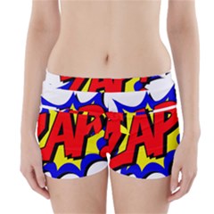 Zap Comic Book Fight Boyleg Bikini Wrap Bottoms by 99art