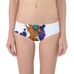 Fuchs-comic-music-wild-animal-cute Classic Bikini Bottoms by 99art