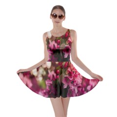 Pink Flower Skater Dress by artworkshop