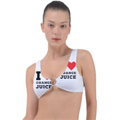 I Love Orange Juice Ring Detail Bikini Top by ilovewhateva