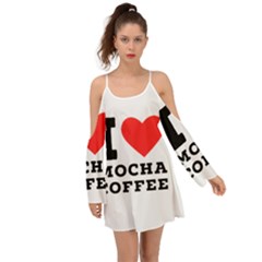 I Love Mocha Coffee Boho Dress by ilovewhateva