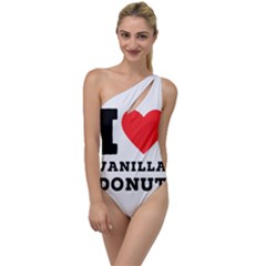 I Love Vanilla Donut To One Side Swimsuit by ilovewhateva