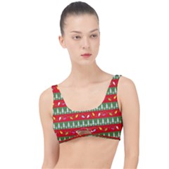 Christmas Papers Red And Green The Little Details Bikini Top by Ndabl3x