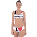 I love strawberry donut Criss Cross Bikini Set View1
